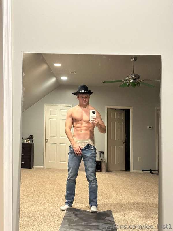 Something about saving a horse…. Let’s just ride the cowboy ..