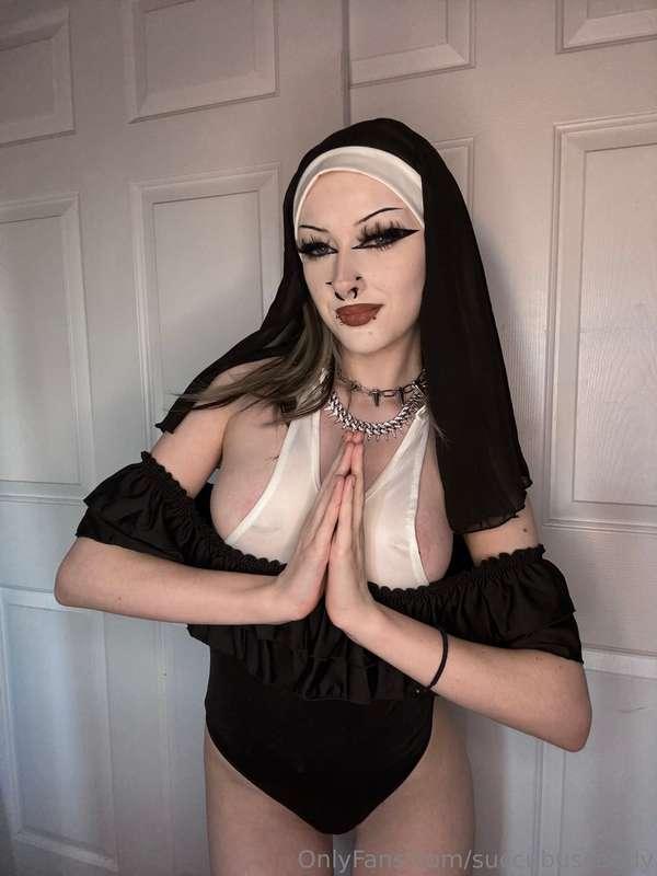 just your local nun coming to punish you for sinning😈💦