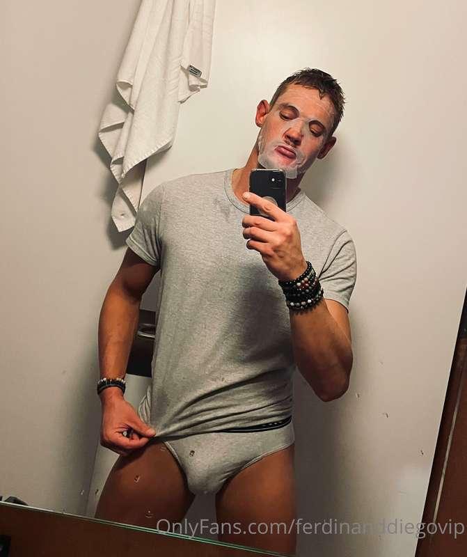 Facial mask 😏. Horny always.