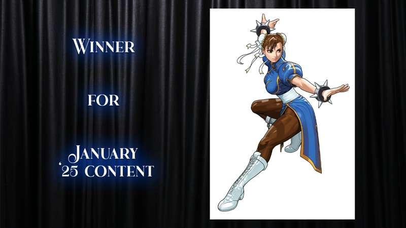 📢 January '25 Character Content Featuring....