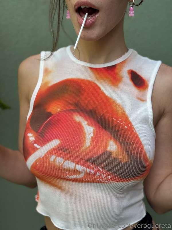 Lips, tongue, and a sweet secret 🍭 New treats drop today 💋