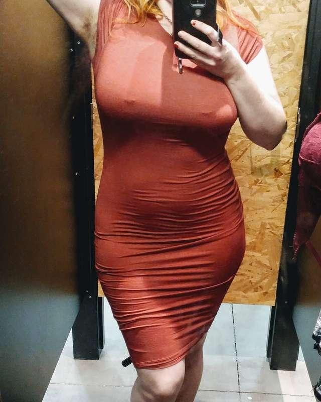 The best part of my nipple rings was being able to see them ..