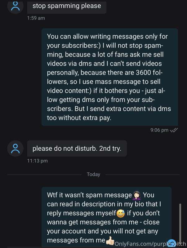 Friendly reminder:) close your account and allow getting dms..