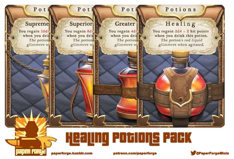 Healing Potions Pack!