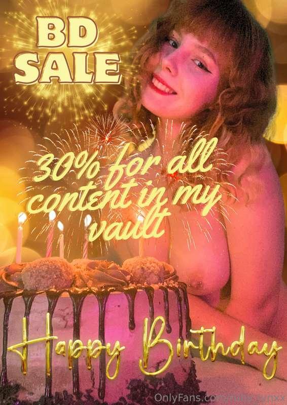 ## I'm having a big birthday sale from 12/27/2023 to 02/01/2..