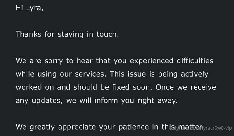 hi !! small update 💖✨
i’ve contacted support about the messa..