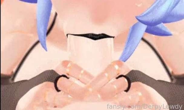 Imagine the experience to have your delicious cock, sucked to the very base.
Feeling the warmth of mommy's mouth, and her tongue wrapping around it as it goes in.

Animation by: @paradiseEden 

#3d #vtuber #nsfwvtuber #lewdvtuber #mommy #derpylewdy #nsfw #blowjob #naked #3danimated 