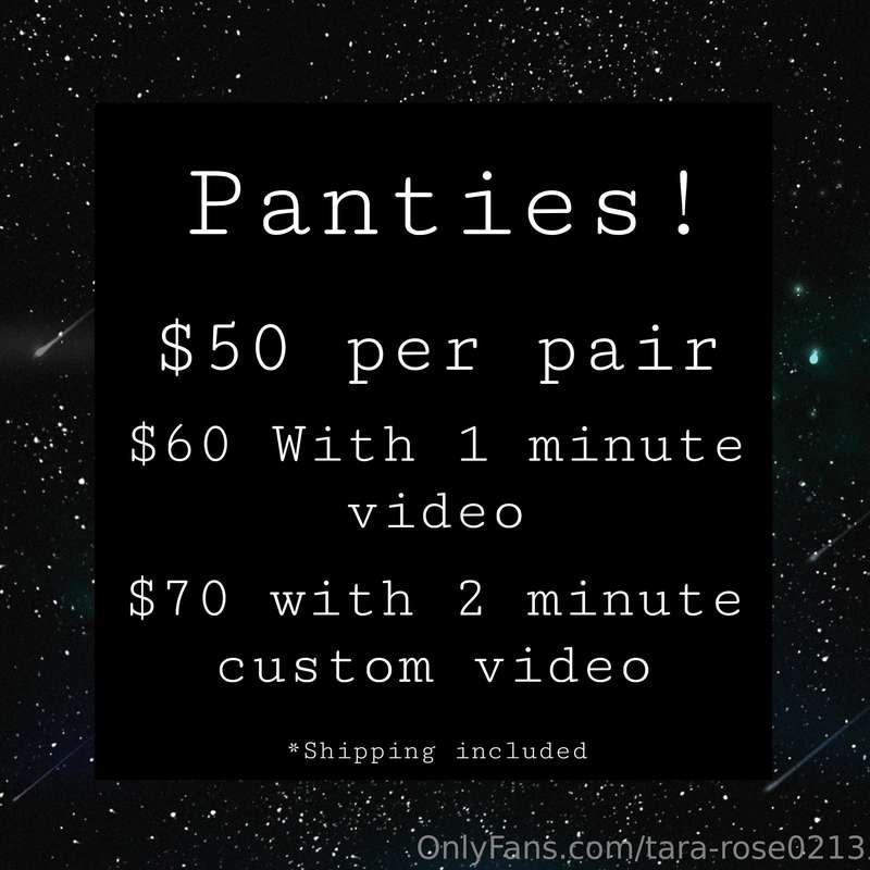 Taking orders now!