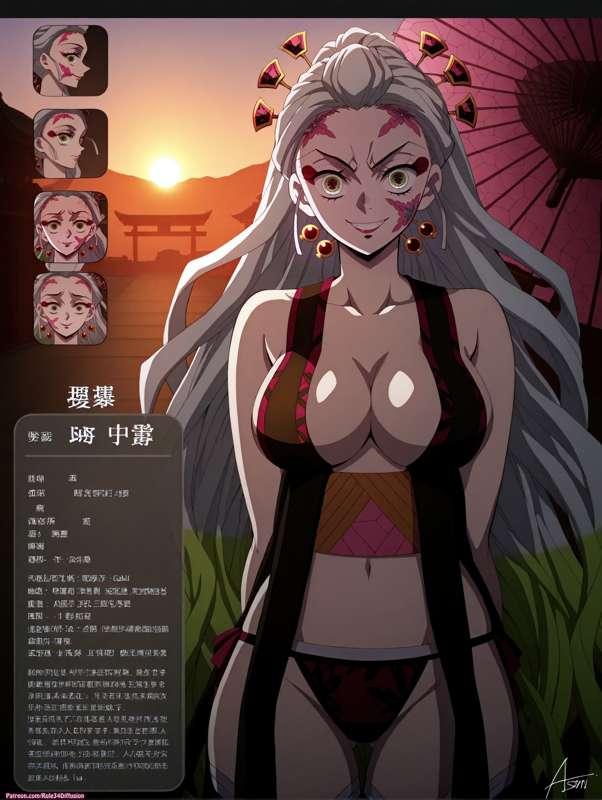 Daki of Demon Slayer Sexy Poses [Gen 2.5]