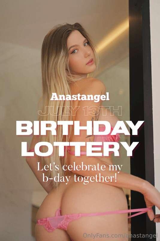 I'm announcing the naughtiest lottery everrrr for ***MY BIRT..