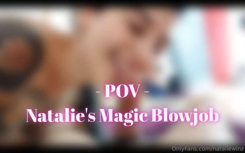 ✨ POV - Natalie's Magic Blowjob ✨Gefilmt mit der Hand(y)kame..