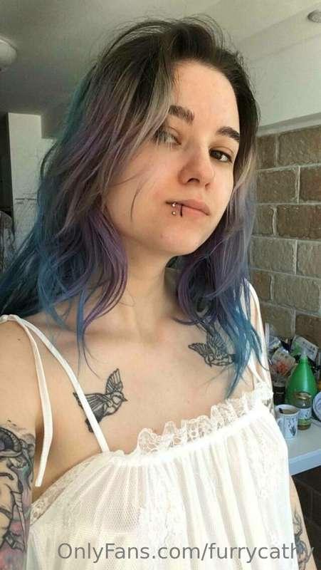 I remember myself with blue hair and wonder if I can get tha..
