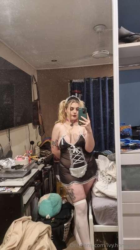 Cute little maid slave 