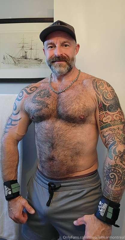 Let's bulk and get a bigger. Do you like beefy musclebear?