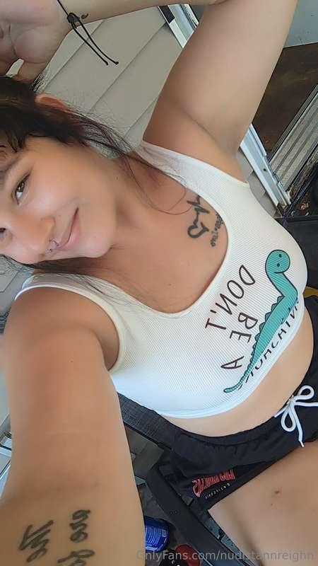 Best part about small titties? Don't need no holder 😉