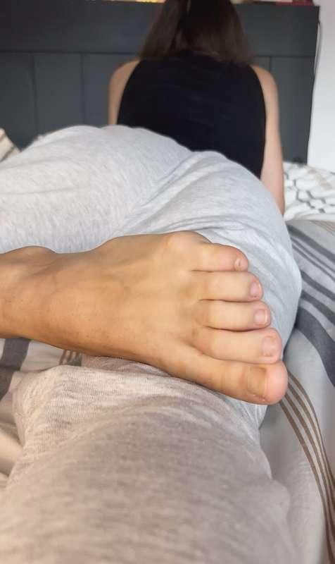 Suck on my toes good enough and I might pay some attention t..