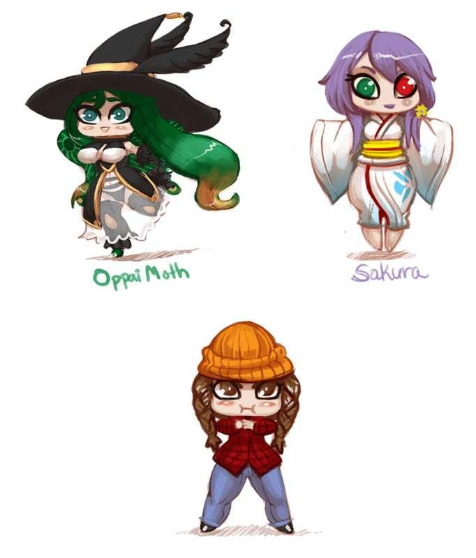 First round of patreon supporter chibis