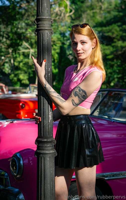 🥰😘 noch mehr von meinem Latex in Public Shooting in Havanna!