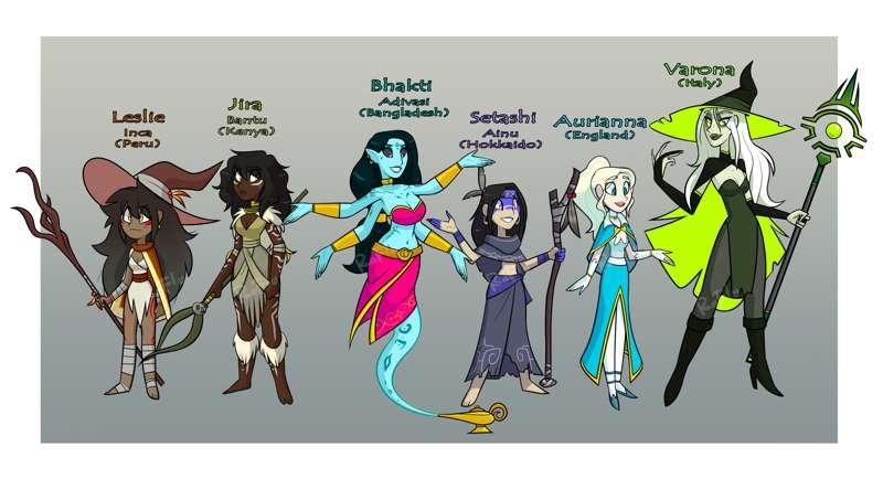 Witches From Around the World 