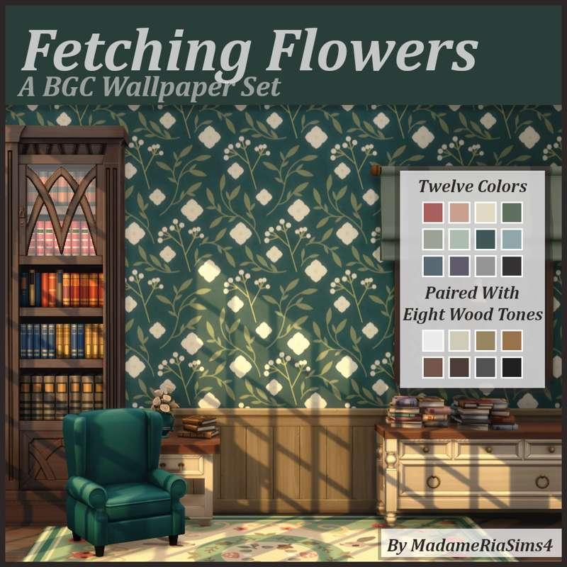 Fetching Flowers Wallpaper