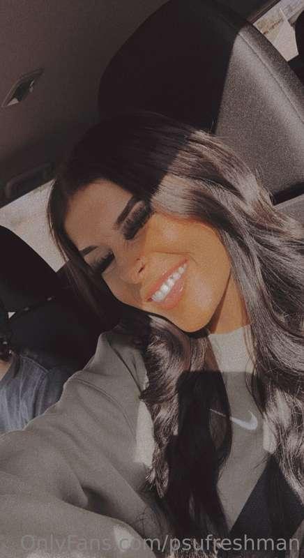 Road trip with me 👀😘 tip $7 let’s sext while I’m on my 14 hr..