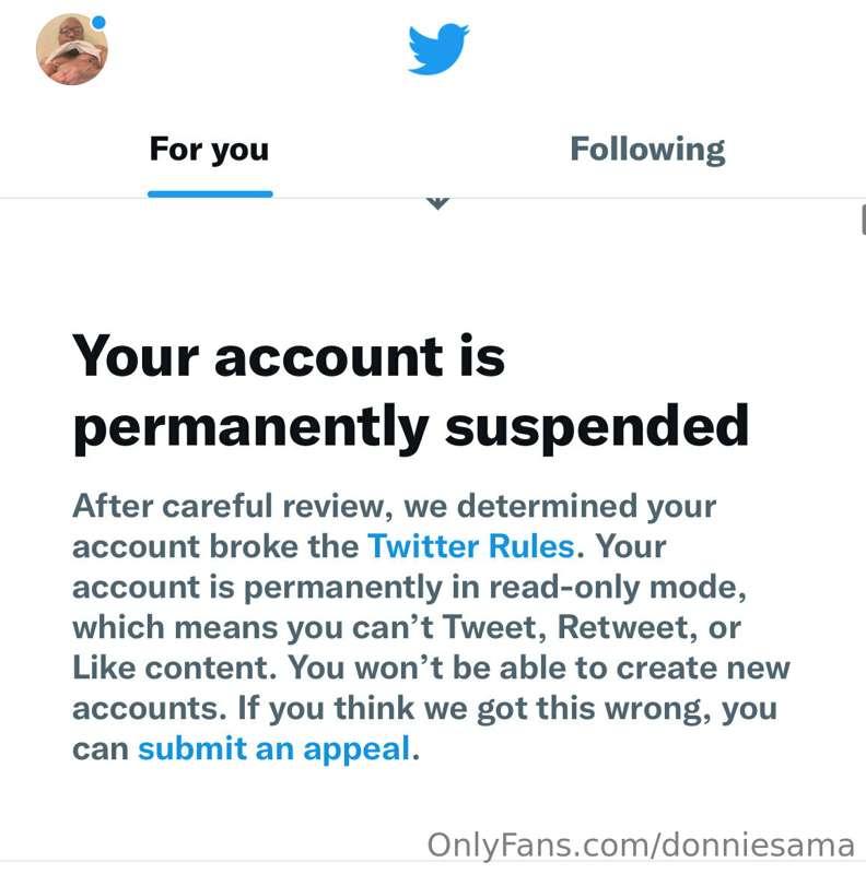 Hey! Twitter deleted my account and won’t give me any inform..