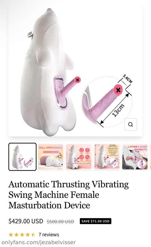 So I found this automatic dildo machine to replace my curren..