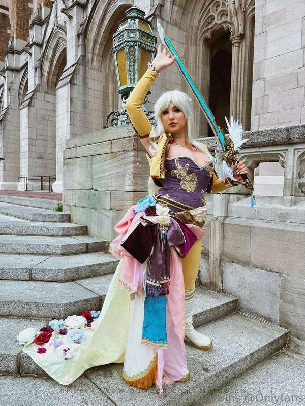 I finally went and got photos of my Celes cosplay I made bac..