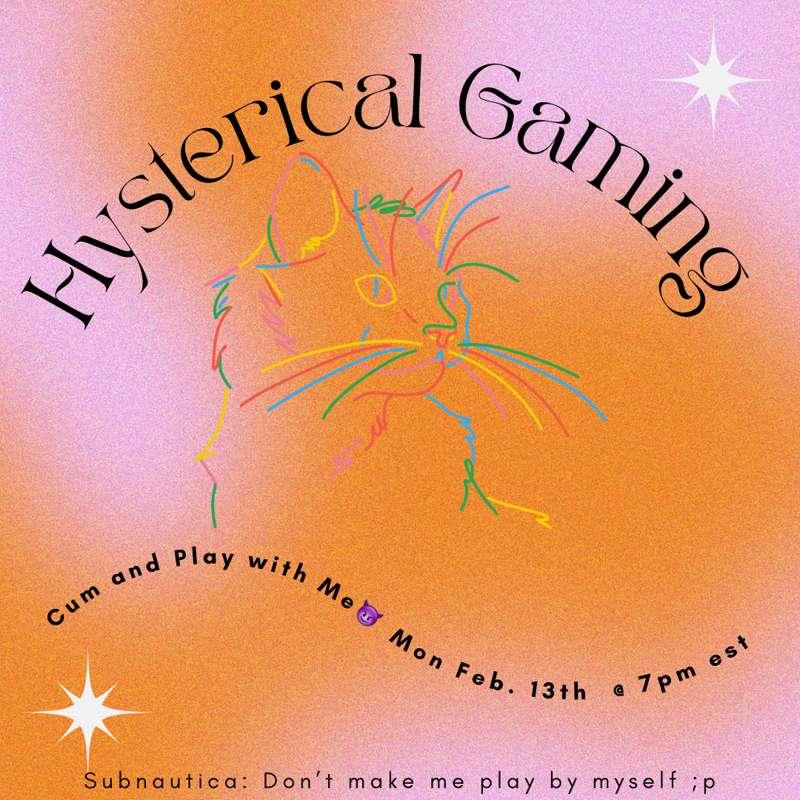 Hysterical Gaming Stream: Two Days to Go! 🥰🥳 [NSFW] [Gaming with my Lush Vibrator] [Hold the Moan] [Try Not to Cum] [Tier 1+] [Subnautica] [Discord]