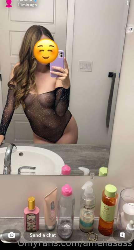 Who wants to see more of me in this outfit? 😈