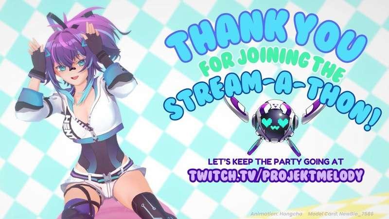 THANK YOU FOR THE STREAM-A-THON!!!