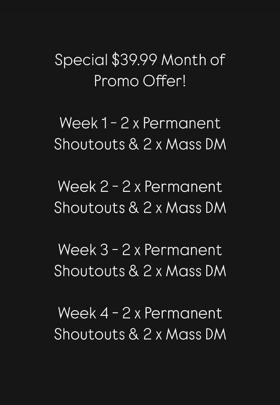 Month of Promo offer!Unlock this post & send me your content..