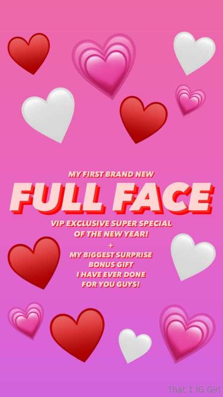 💗♥️ FULL FACE! ♥️💗   ♥️✨ MY FIRST BRAND NEW VIP EXCLUSIVE FU..