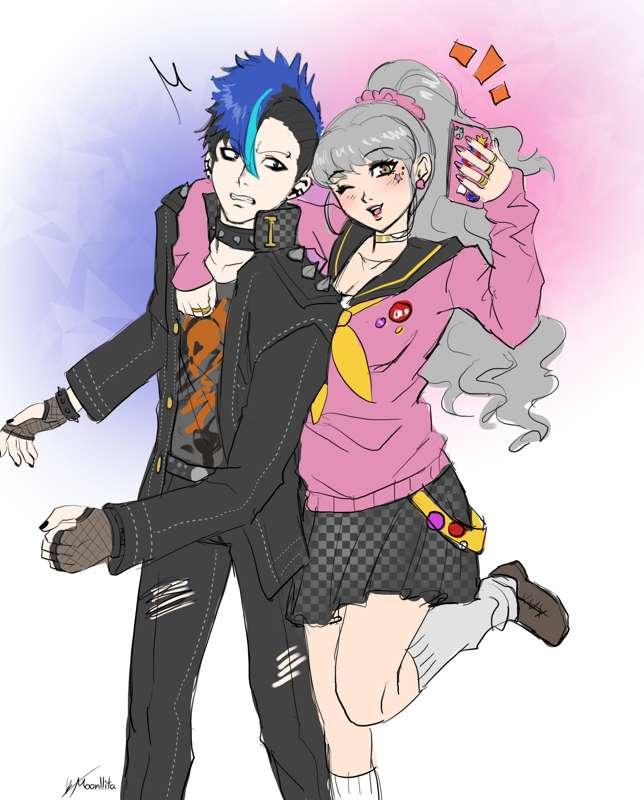 Yu and Naomi (doodle)