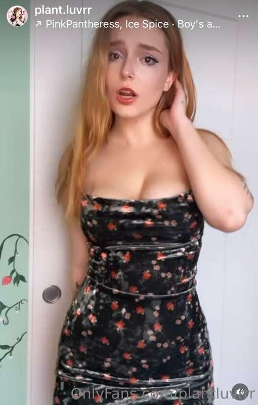 Filming some content in this dress from my instagram since y..