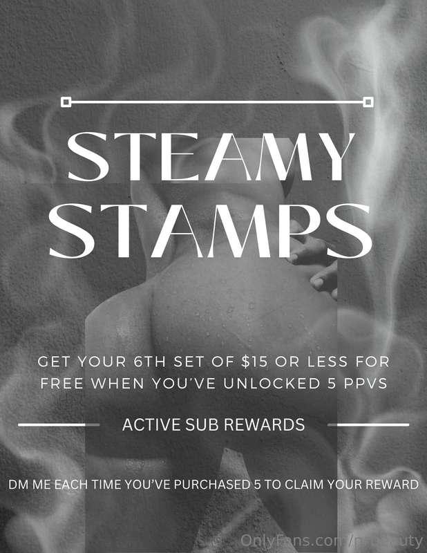 DO YOU KNOW WHAT MY STEAMY STAMPS ARE?! 🥰Comment any questio..