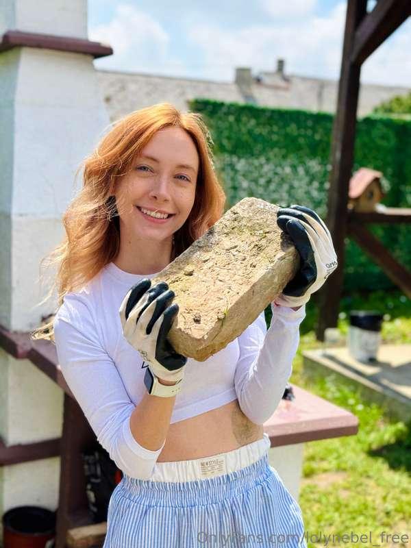 Brick was not left out either. The photo shoot with it was a..