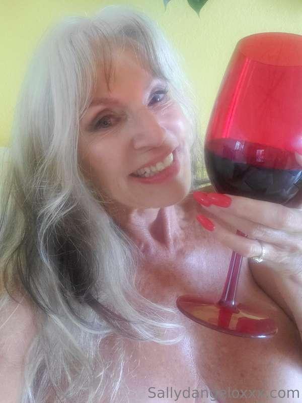It's wine o'clock somewhere,  cheers salute