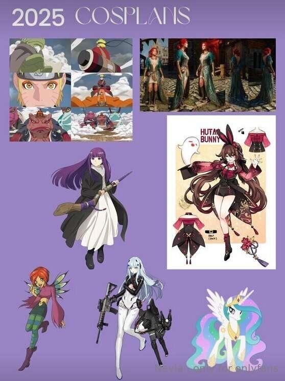 The cosplay from this list is finished, I'm not planning any..