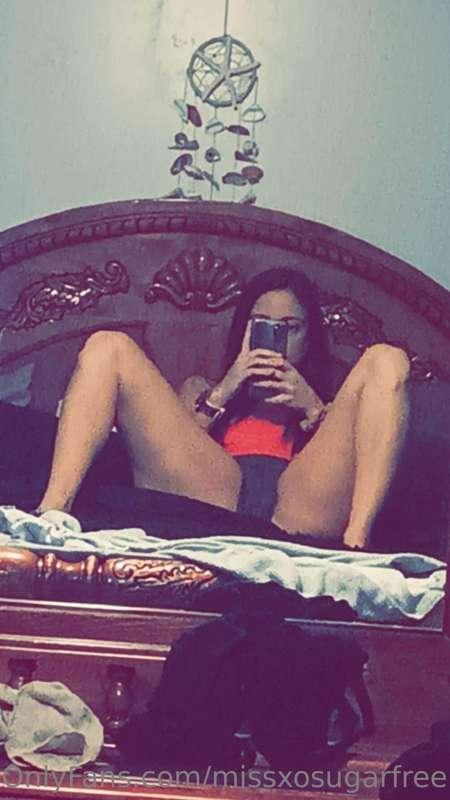 Just relaxing in bed 😏