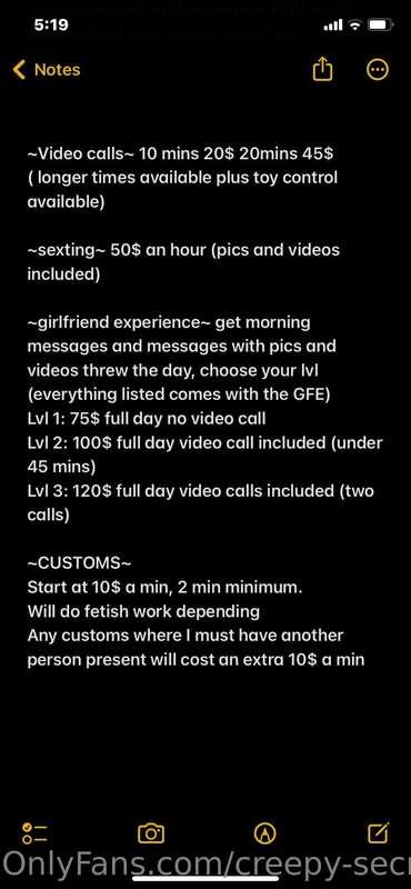 Updated pricing so some sexy fun also let me know if a live ..