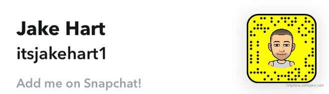 Add my Snapchat, if you can’t get ahold of me here I’ll alwa..
