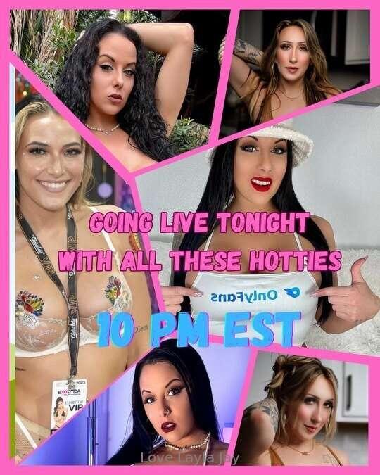 Going live with my sexy girlfriends tonight @ 10:30 PM Come ..
