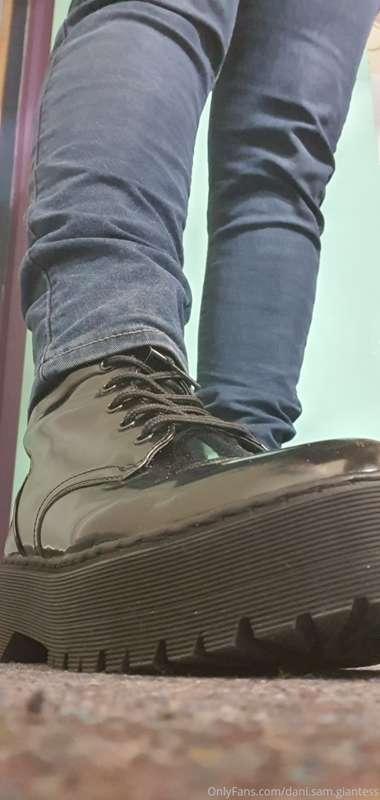 If you can climb quick enough I won't step on you
