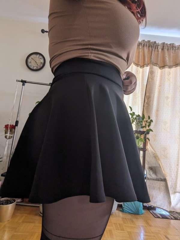 Faux thigh high tights