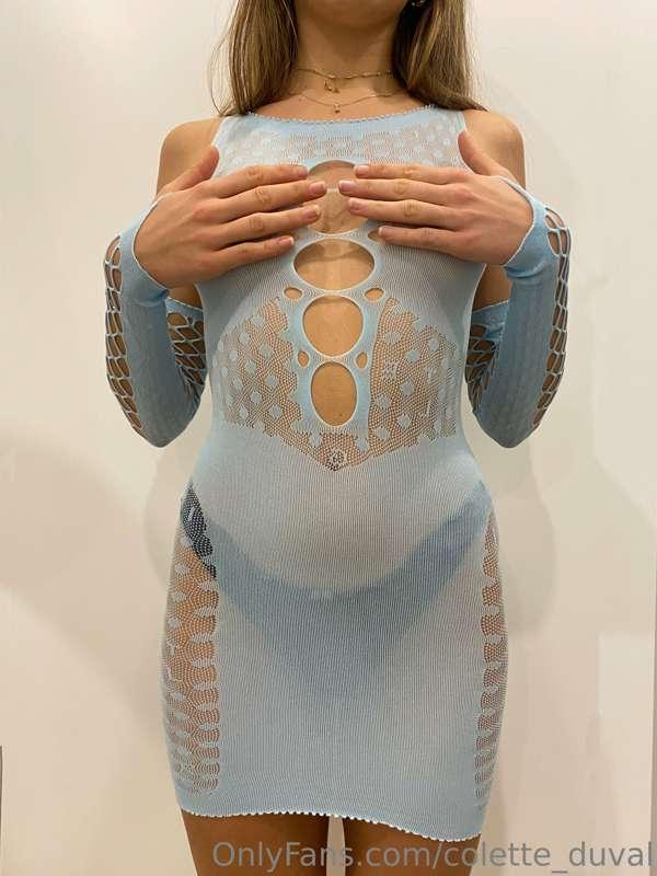 Tomorrow we'll be playing a game with this dress that you ar..