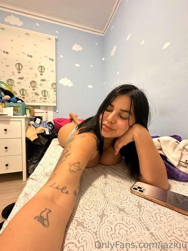 I wish you were with me in this bed, I would make you have a..