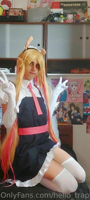 Tohru loves being a naughty maid ><