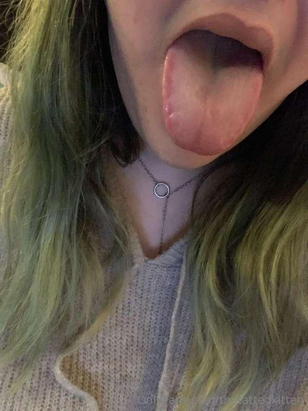 Would you use my tongue or boobs first?