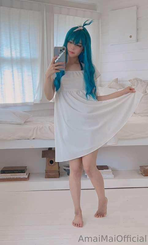 innocent dress with something not so innocent under ;3  Char..